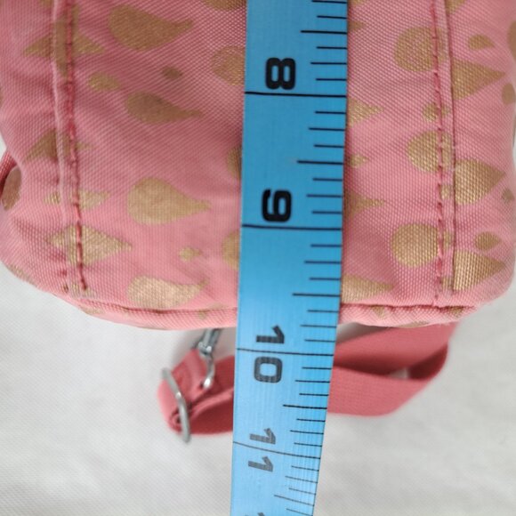 Bag Kipling KICHIROU FLEX Pink Gold - Used - Classic Everyday Style - FAST SHIP - Picture 14 of 15